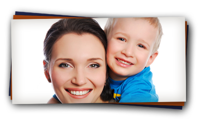 stock photo of mom and child